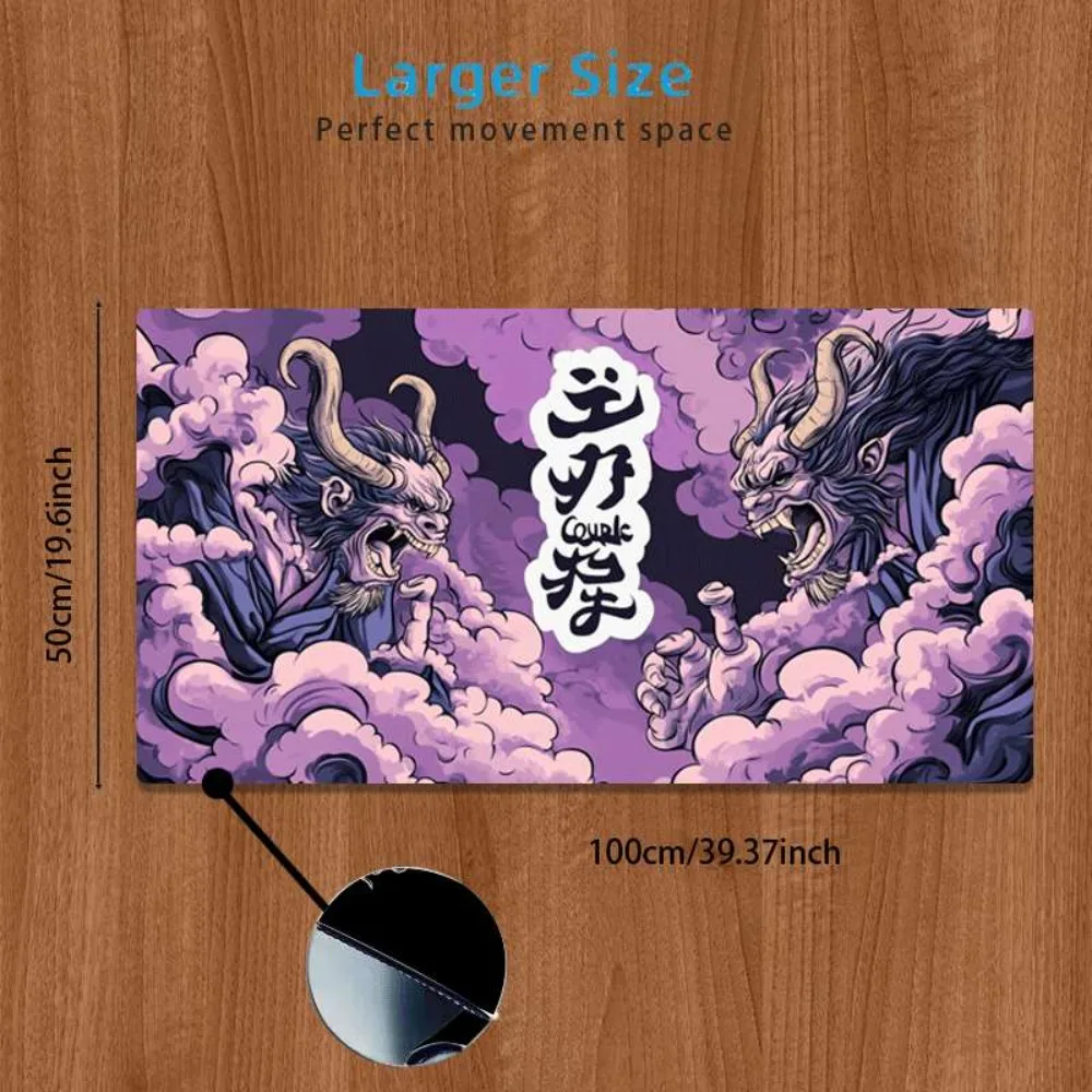 Purple Demon Cloud Art Mouse Pad desk accessories pk control 1 alfombrilla ratón ordenador protector escritorio podkladka  mysz