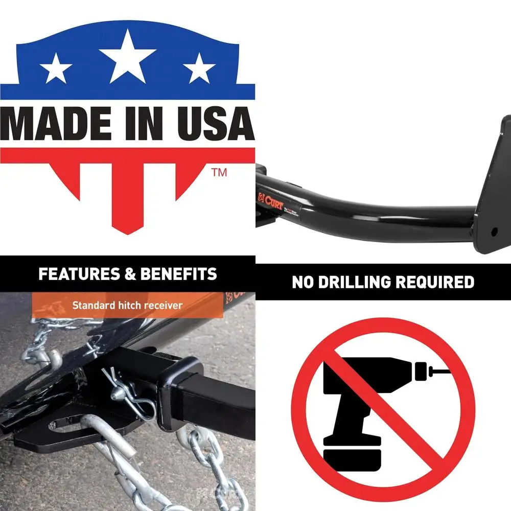 

11681 Class 1 Trailer Hitch, 1-1/4-Inch Receiver, Fits Select Honda Accord