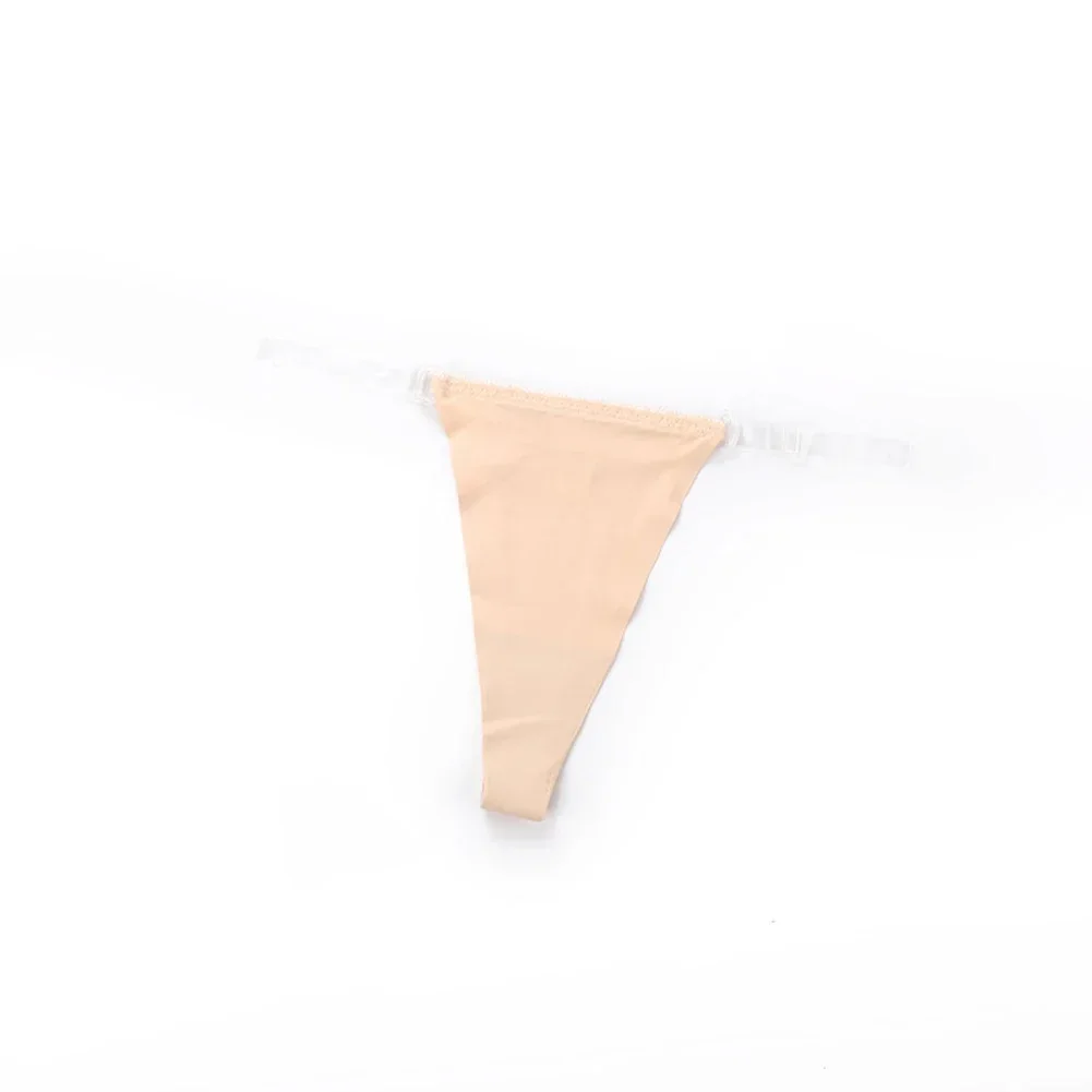 ملابس داخلية بيكيني نسائية من النايلون قابلة للتنفس، حزام خصر ناعم، ملابس داخلية منخفضة الارتفاع للارتداء اليومي، خيارات ألوان الأسود والجلد #3