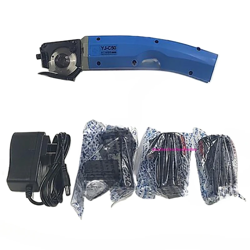 

YJ-C50 Cordless Cutting Machine 600 RPM 35W Cutting Machine Cloth Leather Electric Scissors 100~240V Sewing Tool