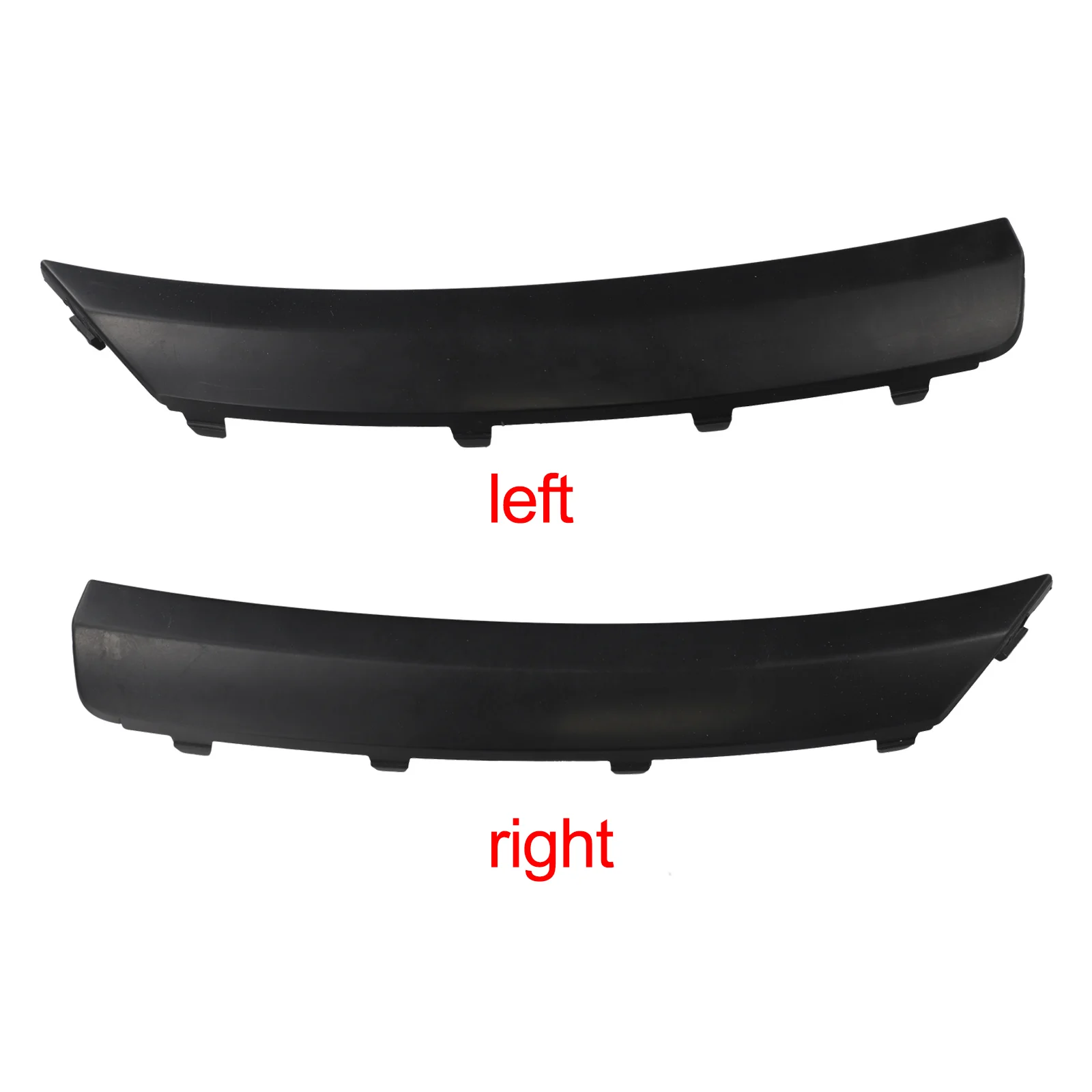Left Right Side Front Bumper Wheel Arch Trim Covers Black Molding Flank Wheel Eyebrow Black Cover Trim V167 for gle II For AMG