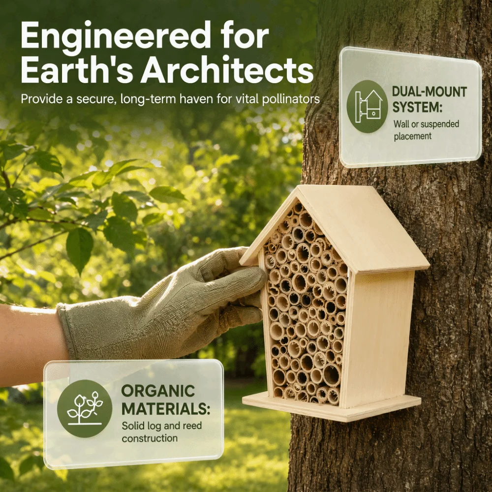 2 шт. Прекрасный подарок: дере – обзор и цена Insect Hotel Wood
