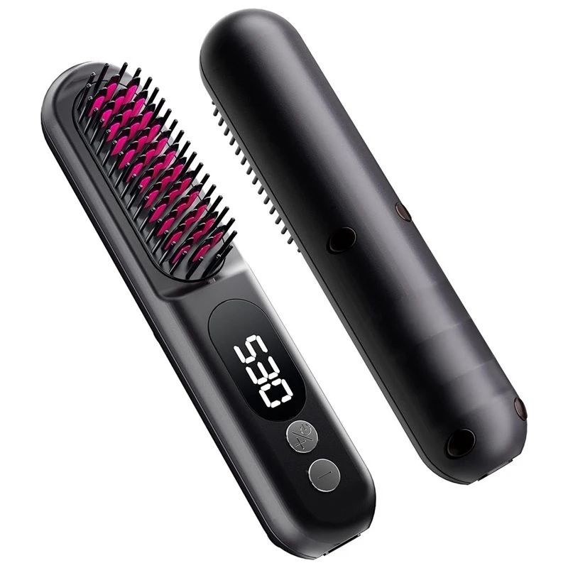 Straight Hair Comb, Multi Level Temperature Control Hot-Air Hair Straightener, Straightening Iron, Brushes