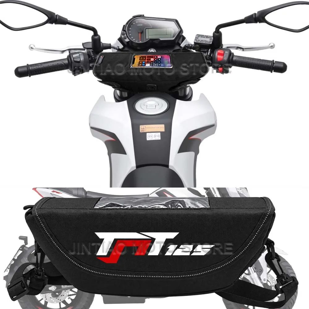 For Benelli TNT125 Motorcycle Accessories Waterproof And Dustproof Convenient Travel Handlebar Bag