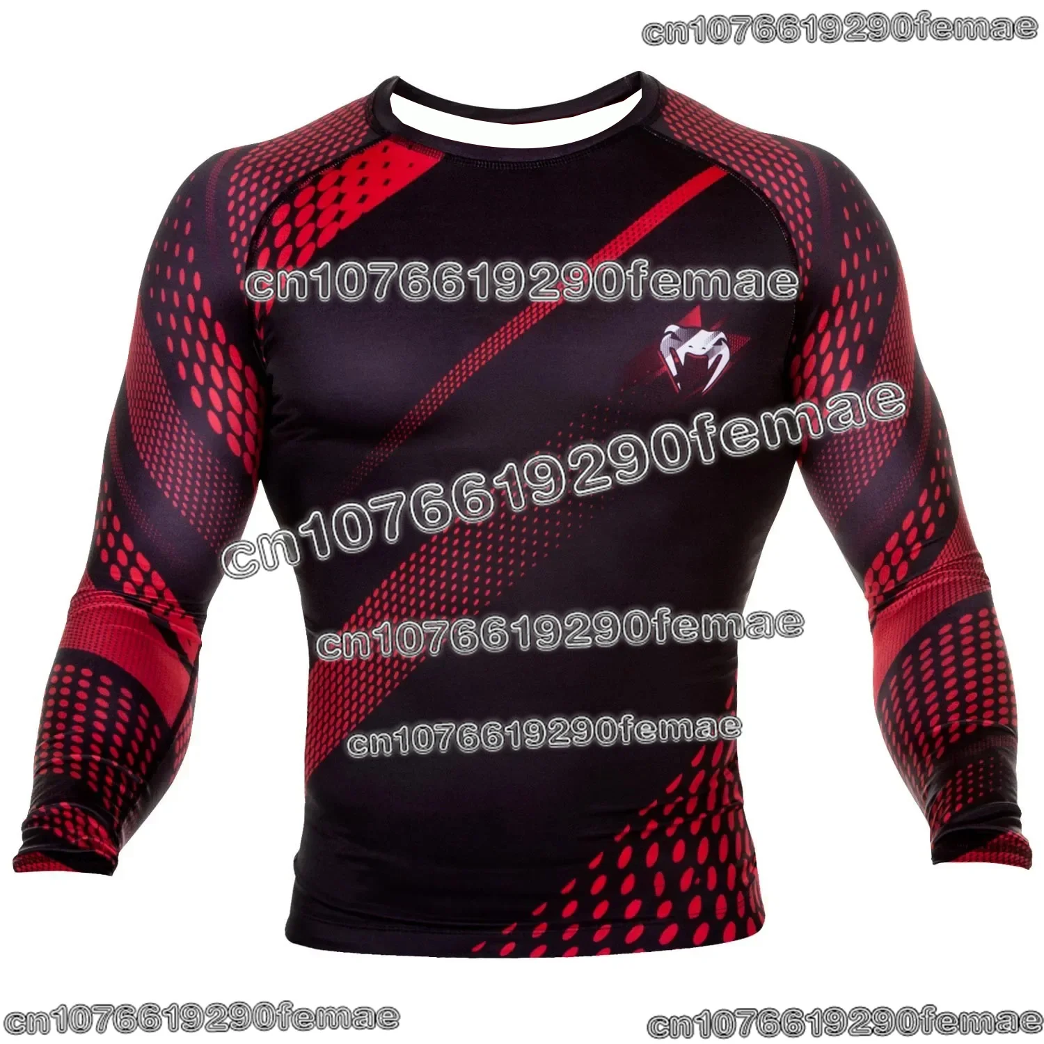 تي شيرت رياضي جديد بأكمام طويلة من MMA للملاكمة اليومية وتدريبات القتال القتالية المريحة وسريع الجفاف #2