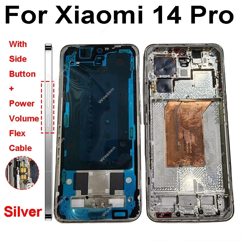 

Screen Frame Cover Professional Phone Repair Replacement Parts For Xiaomi 14 Xiaomi 14 ProTough Polycarbonate Design