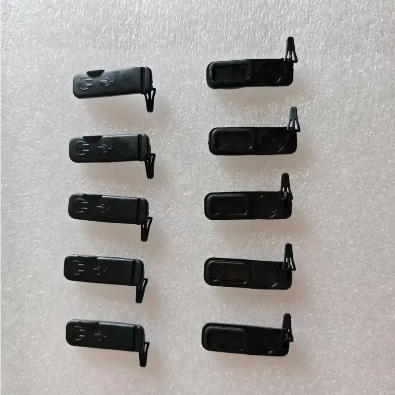 10PCS Walkie Talkie Headset Side Dust Cover for Motorola CP040 CP140 CP160 C180 CP200 CP200xls EP450 PR400 GP3188 GP3688 Radio