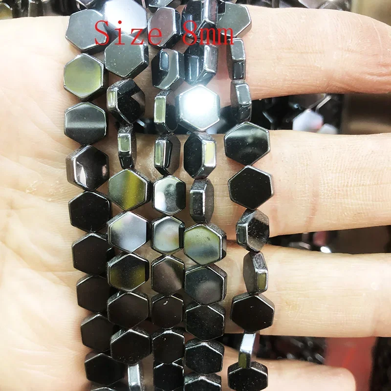 45 Styles Black Hematite Natural Stone Beads Round Loose Beads For Jewelry Making DIY Bracelet Necklace Accessories Beads 2-8mm