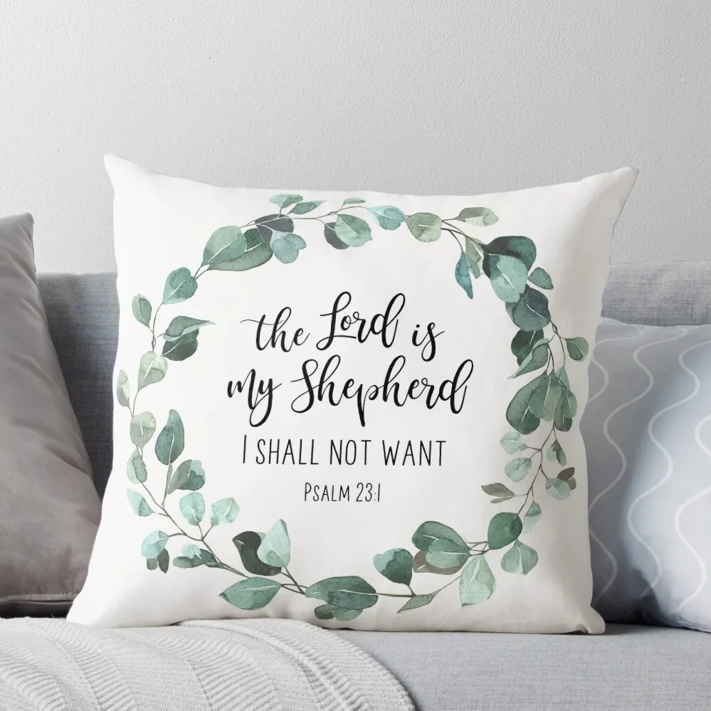 

The Lord Is My Shepherd Throw Pillow Cushion Cover Pillow Cases Decorative pillow cover christmas