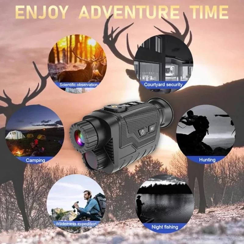 

NewNV8260Head-Mounted Monocular Infrared Digital Night Vision Device with Photo and Video Recording Night Vision Telescope