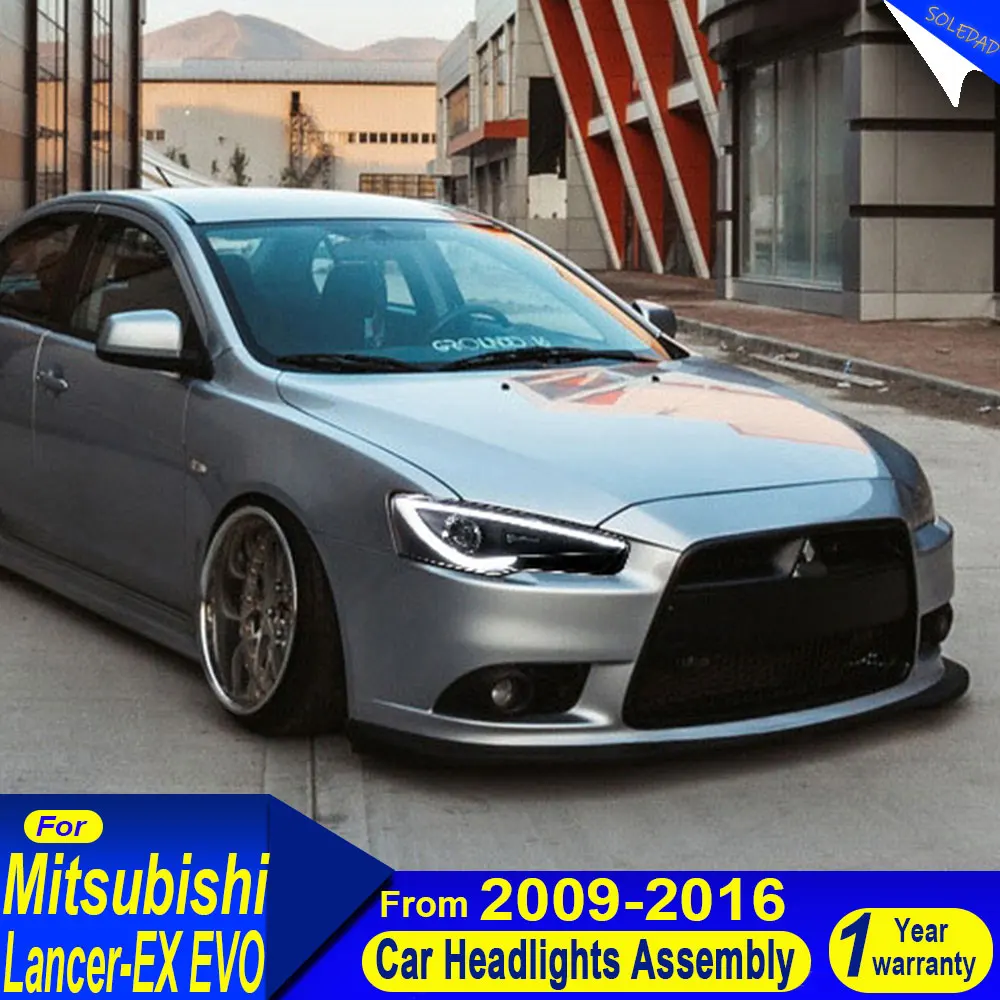 

Фара LED для Mitsubishi Lancer EX 2009-2018, головной свет, дневные ходовые огни