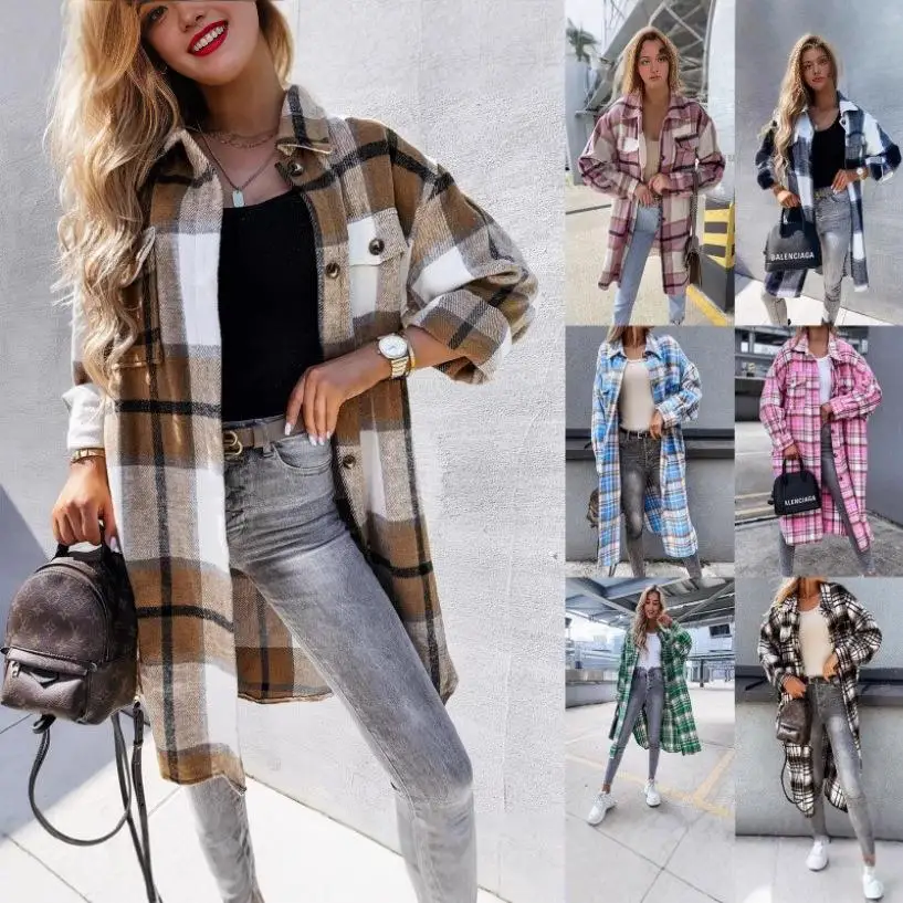 เสื้อคลุมไหมพรมยาวปานกลางสำหรับผู้หญิง สไตล์ลำลอง เหมาะสำหรับใส่ไปทำงาน ผลิตจากเส้นใยโพลีเอสเตอร์ 100% แบบเปิด ทรงคาร์ดิแกน สำหรับฤดูใบไม้ผลิ