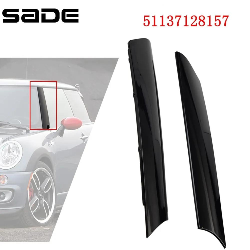 51137128157 Front Left& Right Driver Side Window Windshield A Pillar Trim Molding Black Trim Cover For Mini Cooper R50 R52 R53