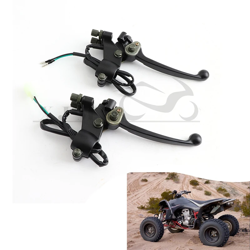 Dual Double Handle Brake Lever For Chinese 49cc 50cc 70cc 90cc 110cc Quad ATV