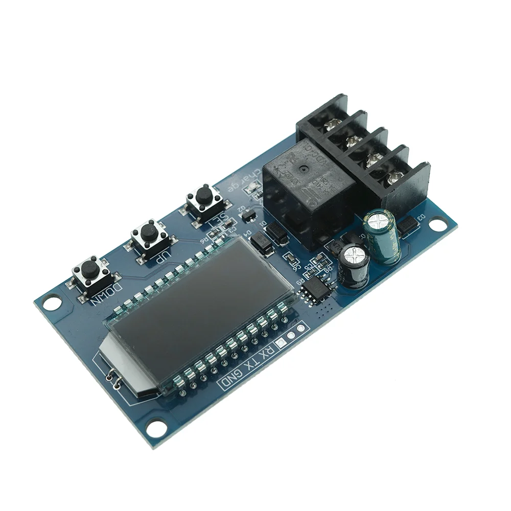 XY-L10A battery charging control module digital full power off overcharge protection switch 6-60V