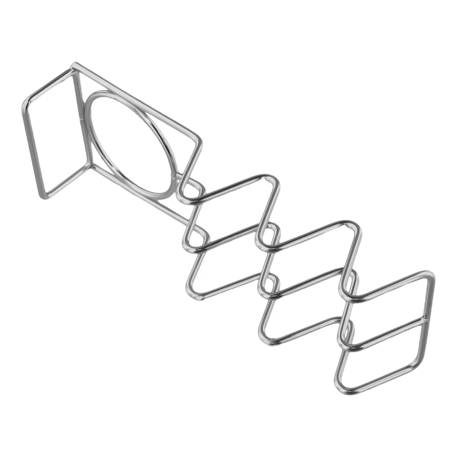 Set Of 4 Stainless Steel Taco Holders With Cup For Holding Tacos And Wraps Upright During Meal Prep Or Buffet Service At Parties