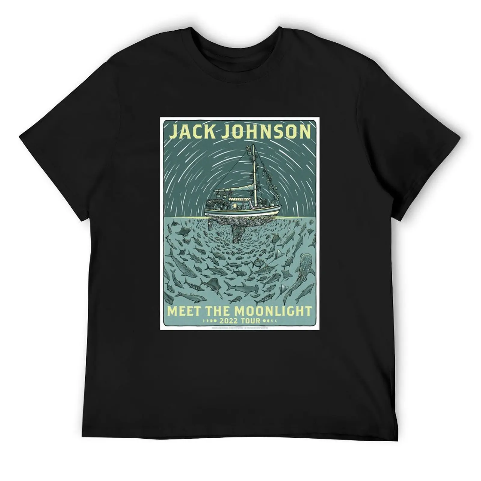 

Jack Johnson Meet the Moonlight Classic T-Shirt anime clothes boys animal print quick-drying t shirt for men