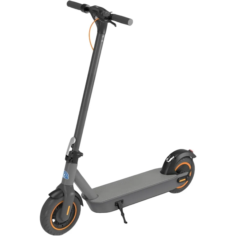 Electric Scooter,10'' Pneumatic Tires,Split Hub Set,Dual Braking System and Cruise Control, Foldable Commuter E-Scooter