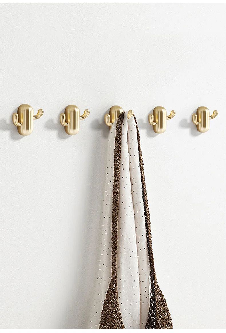Küchen schrank Lagerung Kaktus Wand haken Kleber praktische Topf Pflanze Wand halter Wohnkultur Veranstalter Schlüssel regal Bad Haken badezimmerzubehör badezimmer haken küchen schrank aufbewahrung kleiderbügel schlüss – Detail 4
