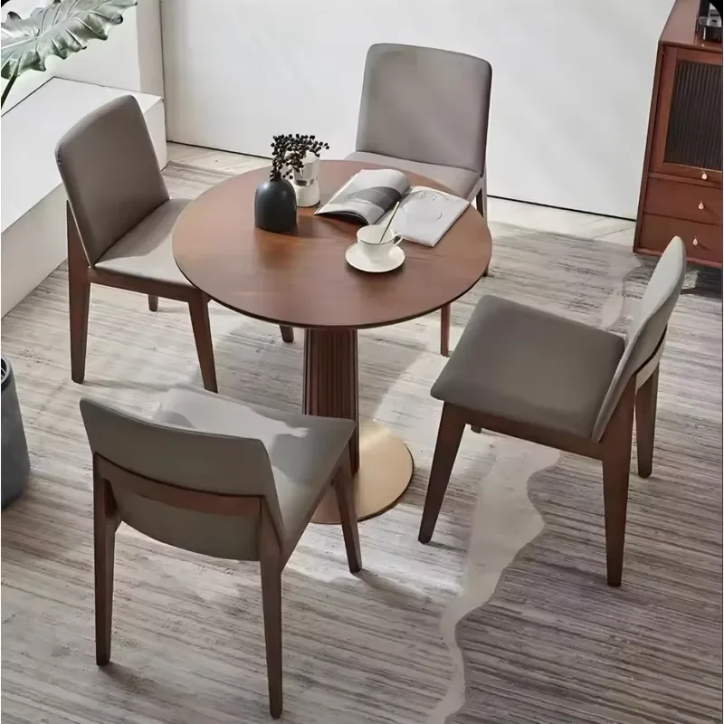 Modern Solid Wood Dining Table Commercial Hotel Restaurant Cafe Furniture Durable Eco Friendly