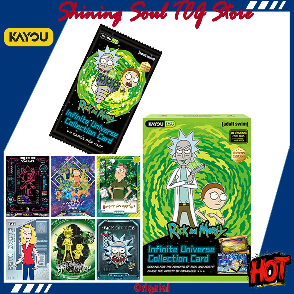 

Genuine KAYOU Rick and Morty Time Series Cards Infinite Universe Collection Cards Limited Edition Collectible Trading Anime Card
