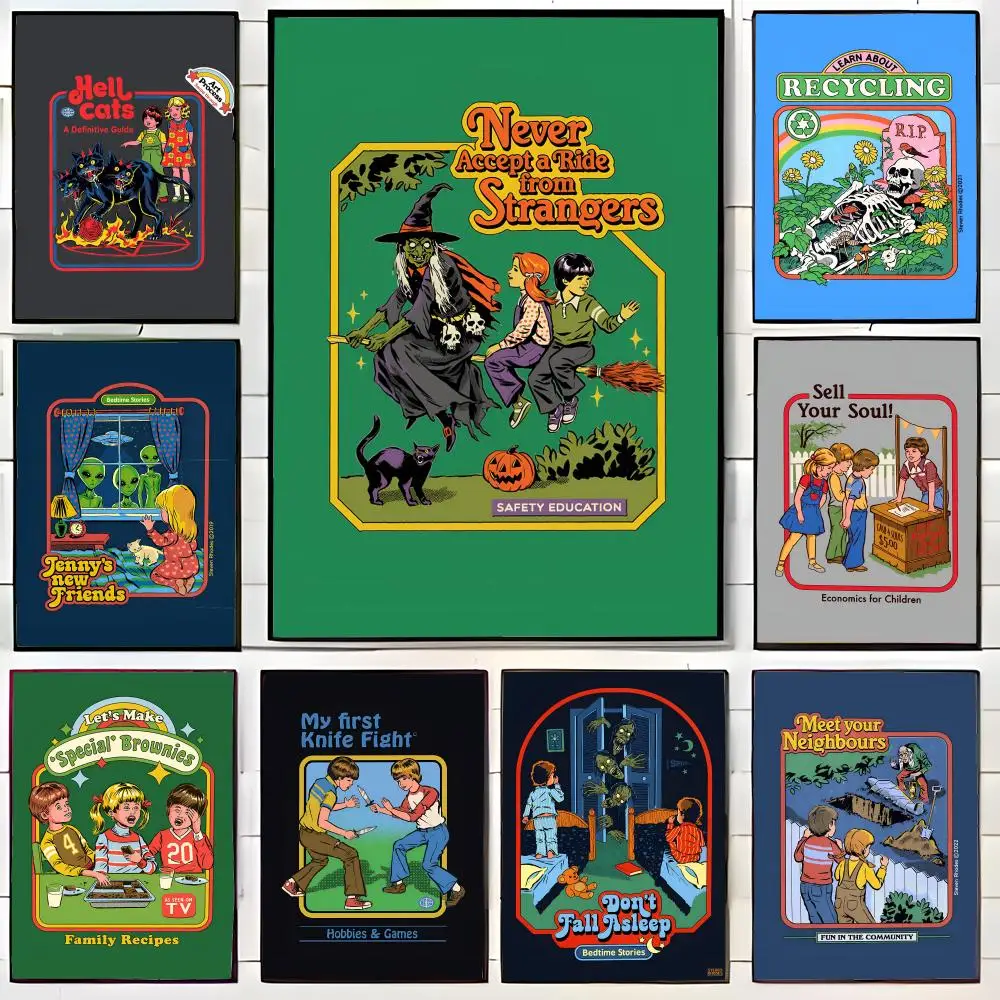Hängendes Gemälde, S-Steven Rhodes, Kunstposter, Wandkunstdruck, Poster, dekoratives Wandbild, Heimdekoration, Geschenk, ungerahmt