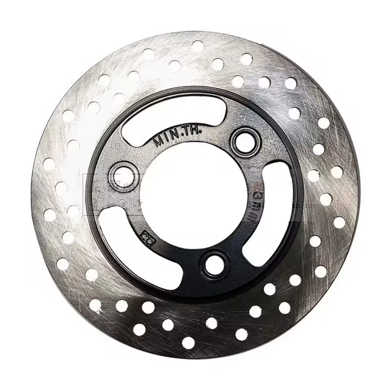 Round Perforated Brake Rotor For Super Soco CU TS, Front Rear General Disc Brake Plate Electric Motorcycle Accessories
