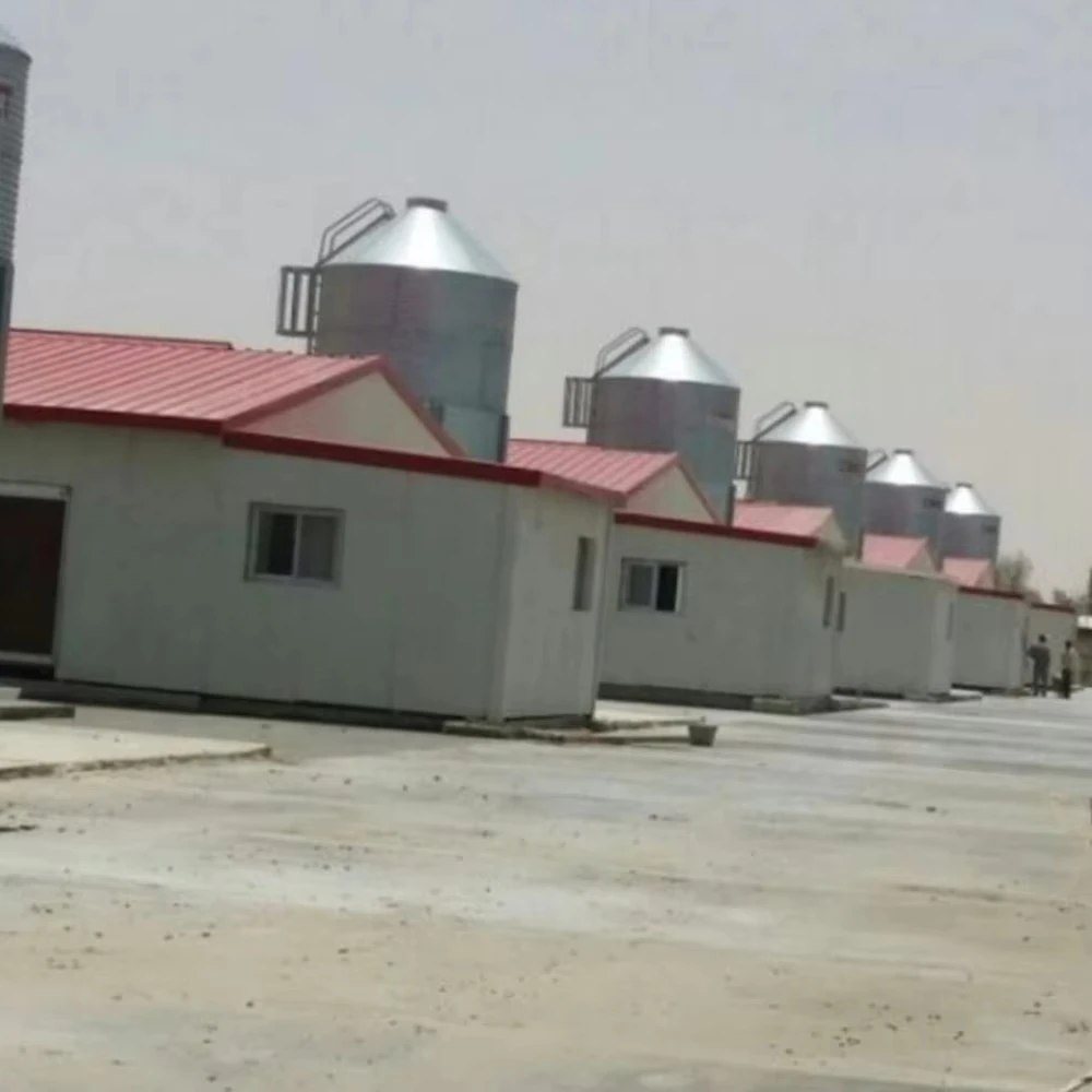 HDP Panel Galvanized Steel Feed Silo for Livestock Farming Automatic Feeding System Storage Tower