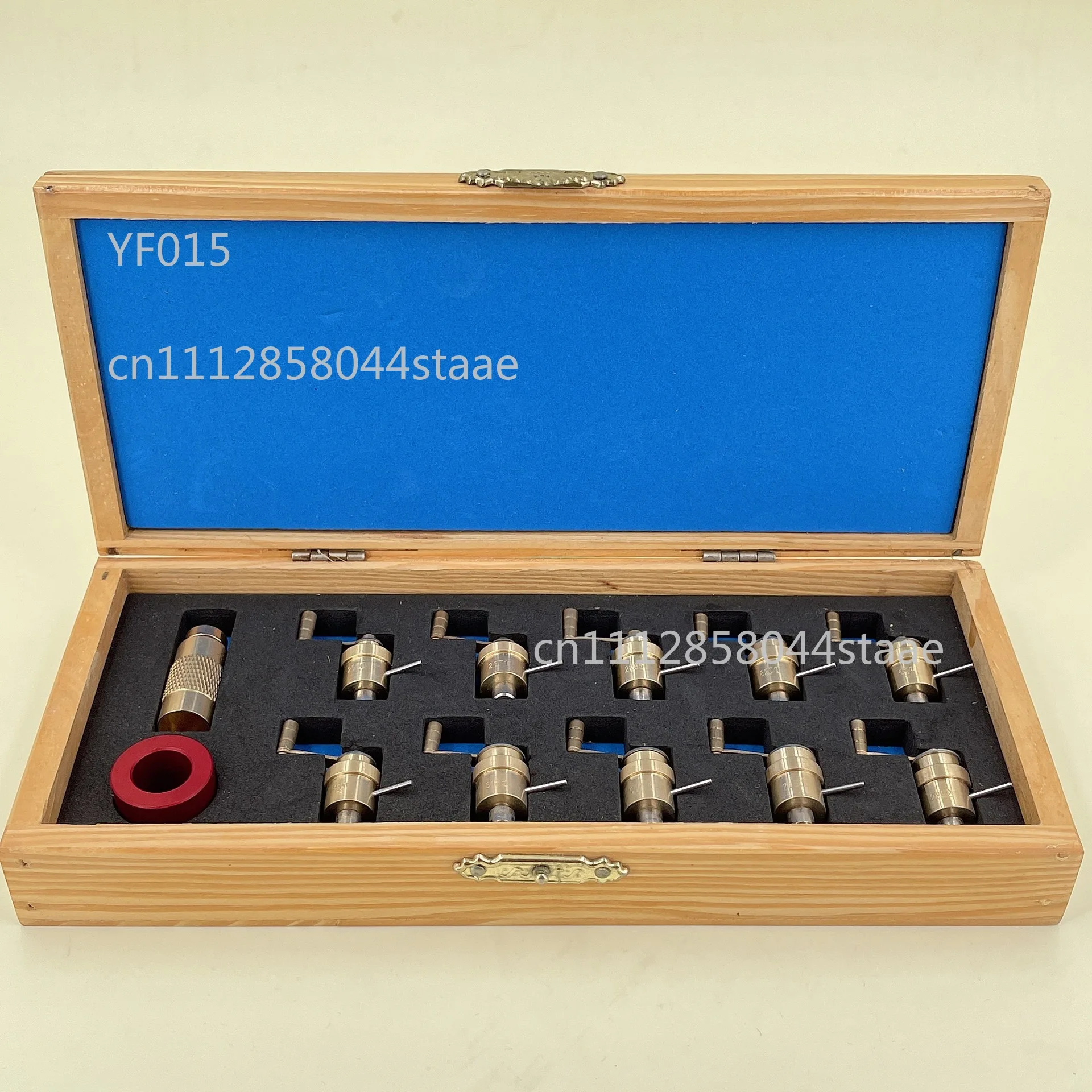Mainspring Winding Tool Set With Wooden Storage Box Clock Movement Spring Coiling Device For Watch Repair Maintenance