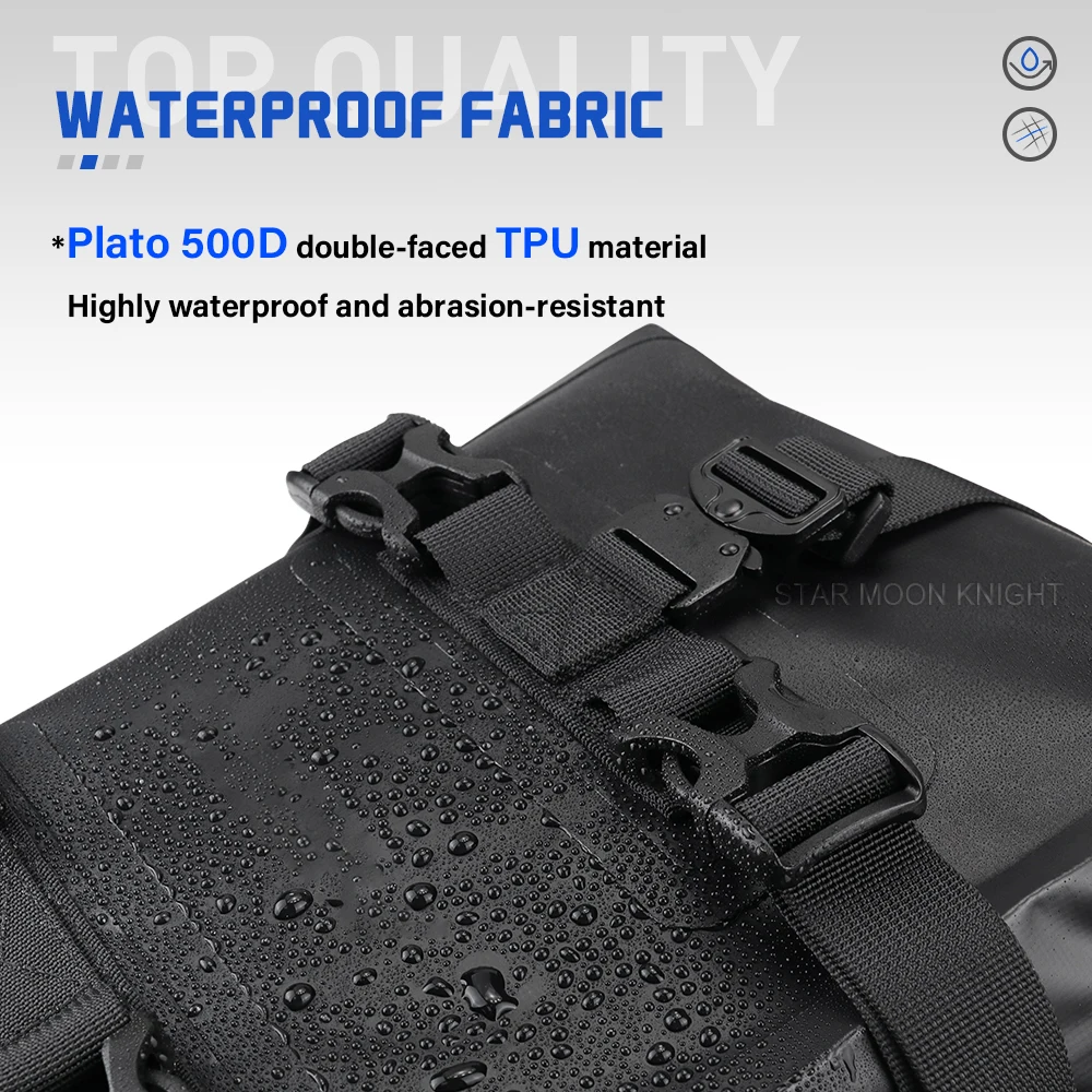 クラッシュバーバッグ防水オートバイバッグユニバーサルバックパック 6-8L バンパーサイドサドルバッグ Voge DSX900 DS900X DS525X DSX525