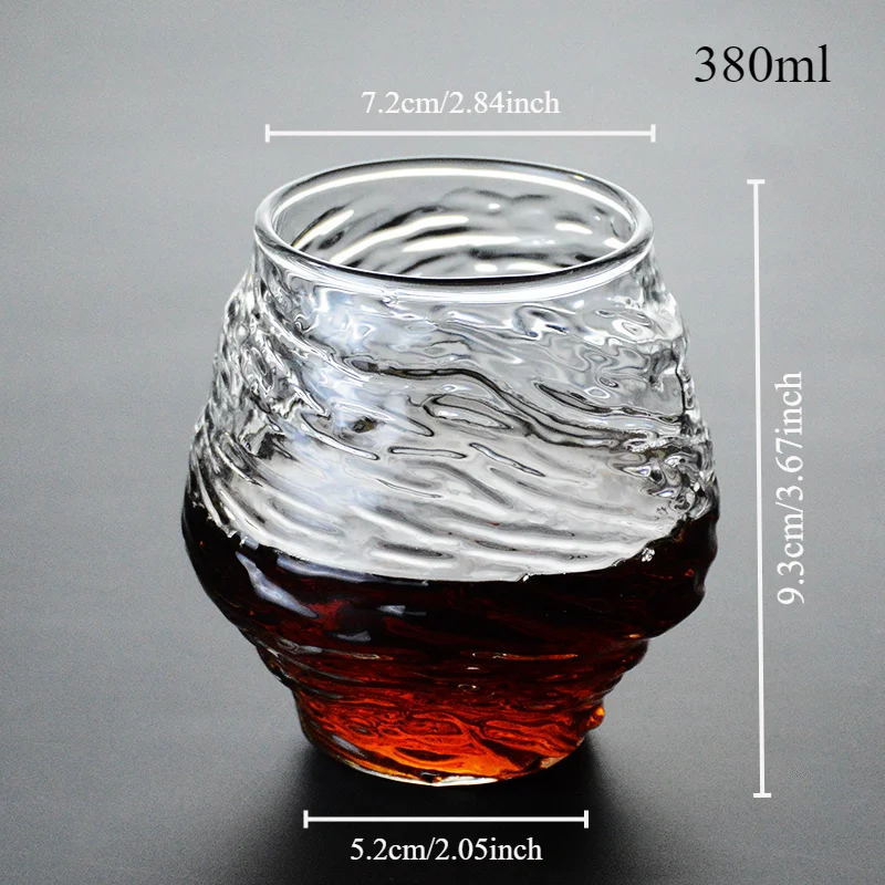 TONGYOU Japanse stijl Mount Fuji transparante waterglazen, 250 ml capaciteit, kristalglas, whisky wijn bierglazen TONGYOU Japanse stijl Mount Fuji transparante waterglazen, 250 ml capaciteit, kristalglas, whisky wijn bierglazen