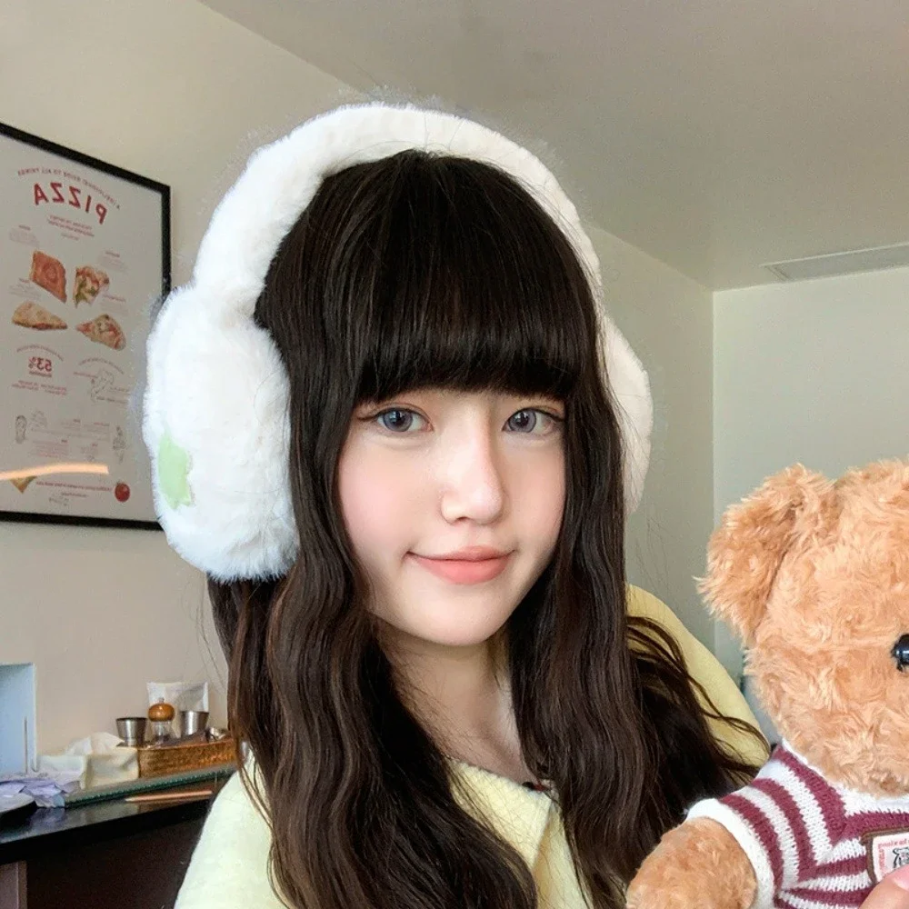 韓国スターイヤーマフ厚みのある原宿保温防風サイクリングやスキー女の子ヘッドフォン冬装飾アクセサリーギフト