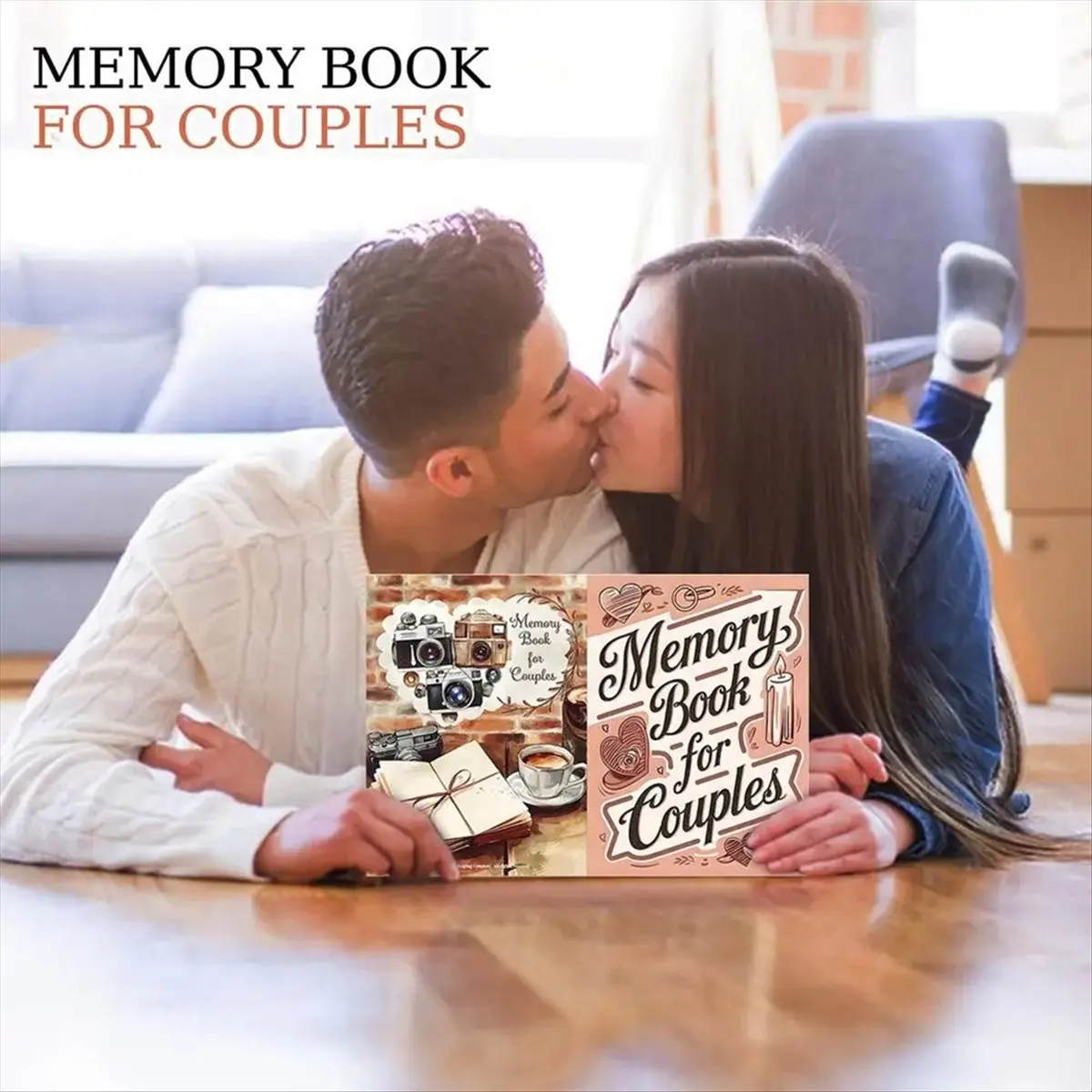 Livre de mémoire A25I pour couples, notre livre d'histoire pour couples, 58 Pages, fournitures de Scrapbooking d'aventure pour la saint-valentin significatif