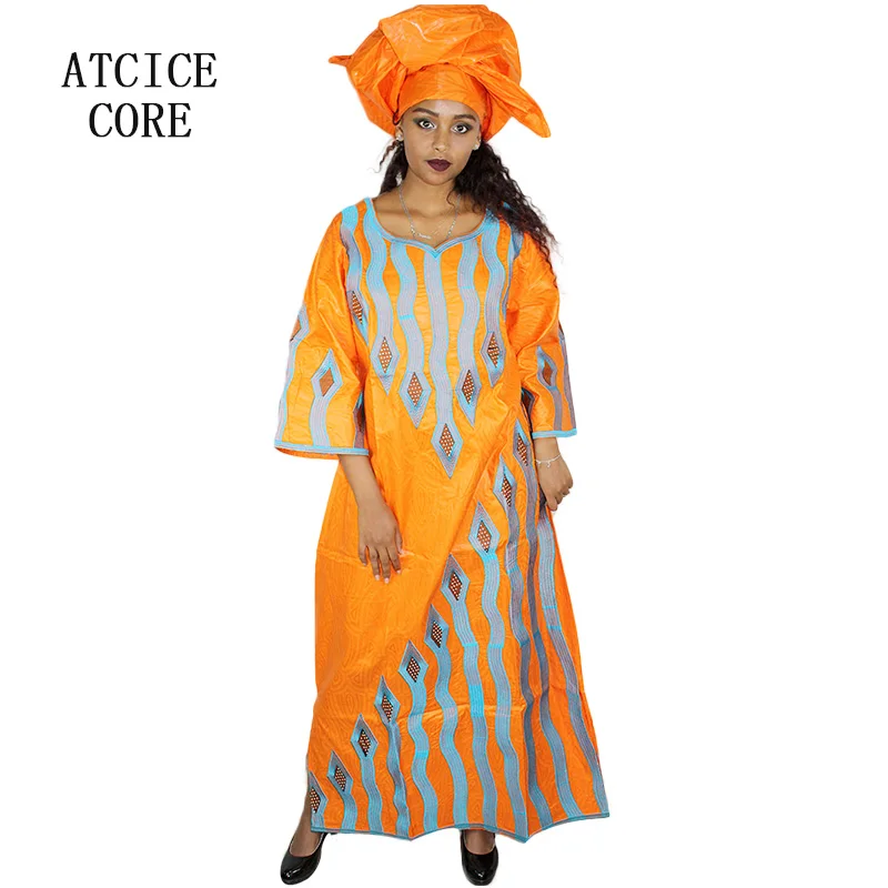 African Dresses For Women Dashiki African Bazin Riche Embroidery Design Clothing Fashion Dress