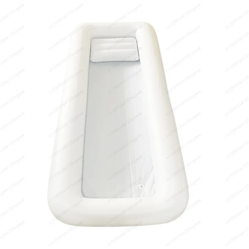 PVC inflatable bath bed bedridden elderly disabled paralyzed patient care lying flat bath artifact
