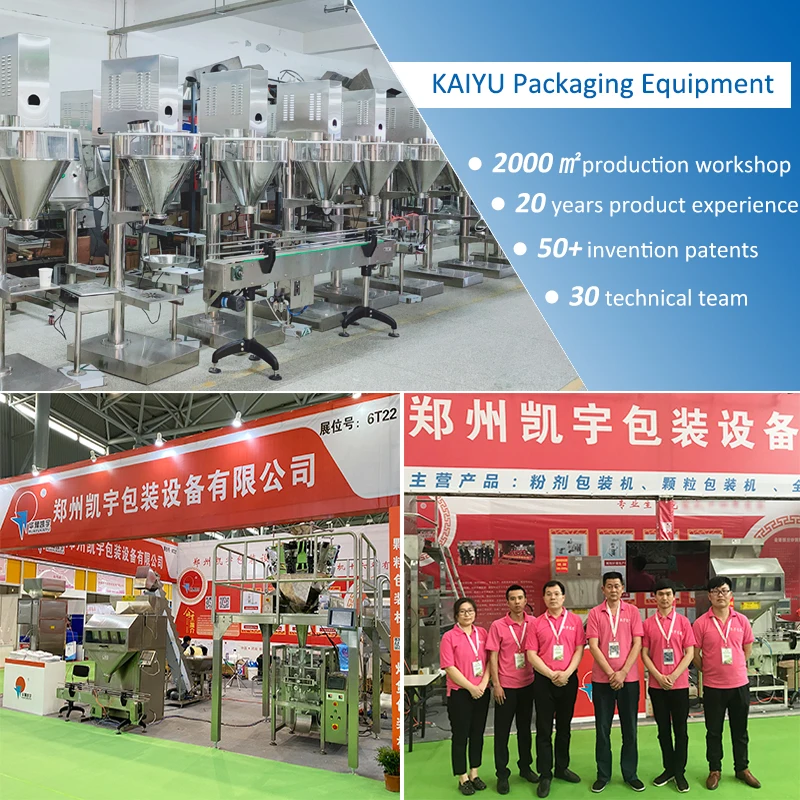 Máquina de embalagem semiautomática de aço inoxidável com entrega rápida, 10-5000g, alimentação de café, leite em pó