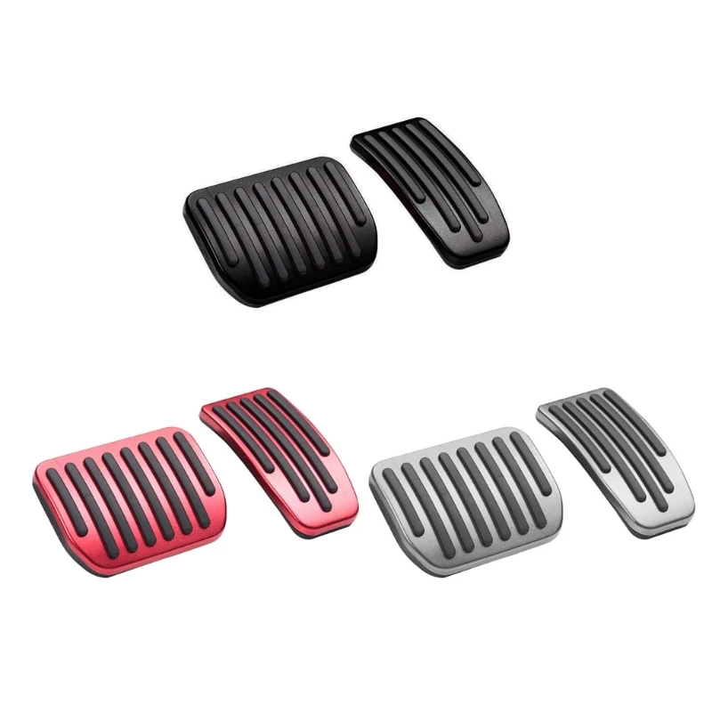 Universal Non-Slip Brake Non-slip Foot Rest Pedal Pad Cover Footrest Auto Car Accessories for Y 2pcs