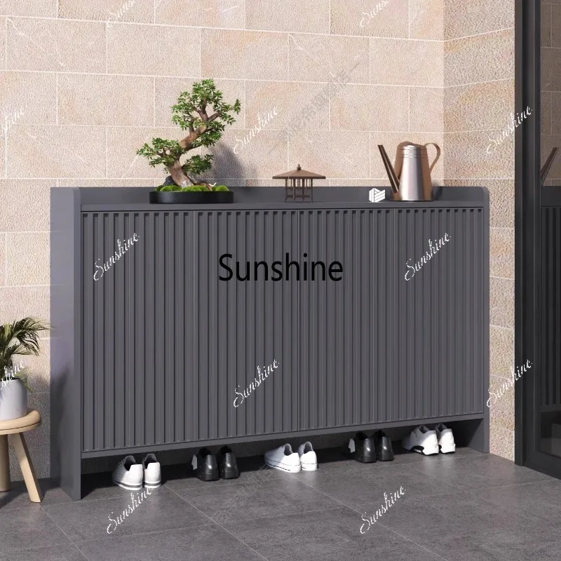 Hallway Grey Shoes Rack Narrow Vertical Space Saving Luxury Organizer Safe Shoe Rack Living Room Storage Muebles Home Furniture