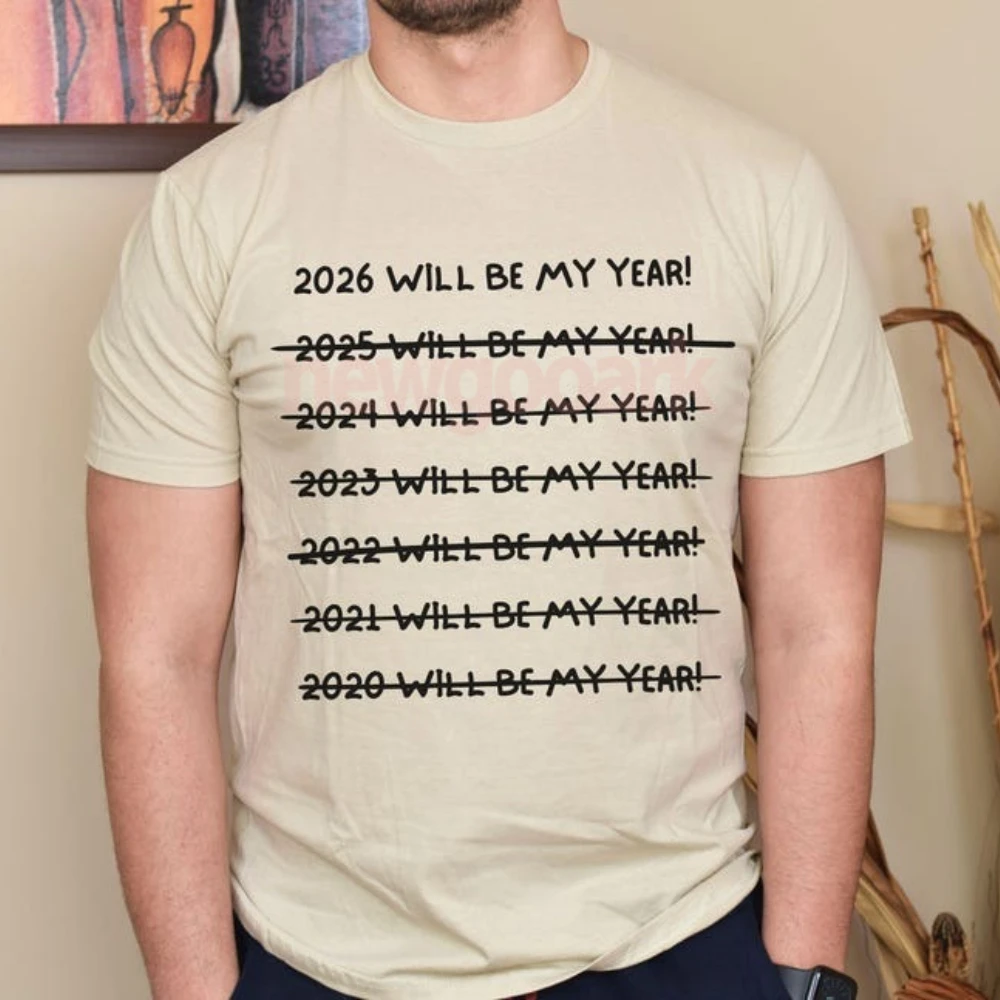 Funny Happy New Year 2026 Graphic T Shirts Woman Man NYE 2026 Party Holiday Cotton Short-sleev Fashion Unisex Adult Tops Tee