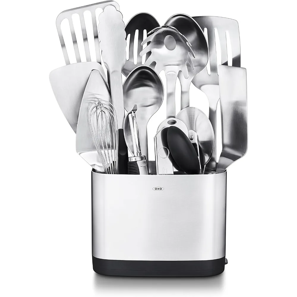 

SteeL 15 Piece Utensil Set kitchen utensils set