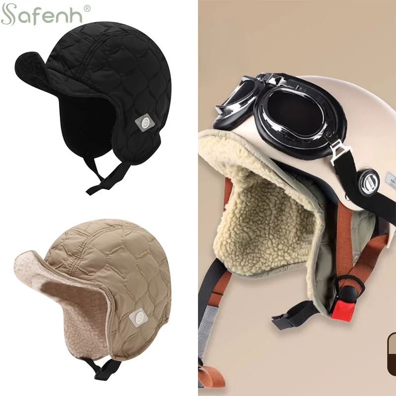 

Зимняя мужская и женская шапка-ушанка-авиатор-солдат, теплая водонепроницаемая лыжная пуховая шапка-бомбер, защитные шапки для ушей, двусторонние носимые шапки