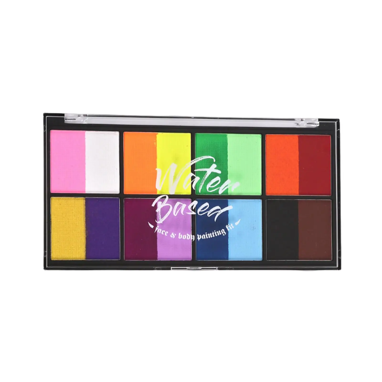 Palette de peinture avec pinceau pour adultes, ensemble de peinture pour le visage et le corps, pigment de peinture pour le visage