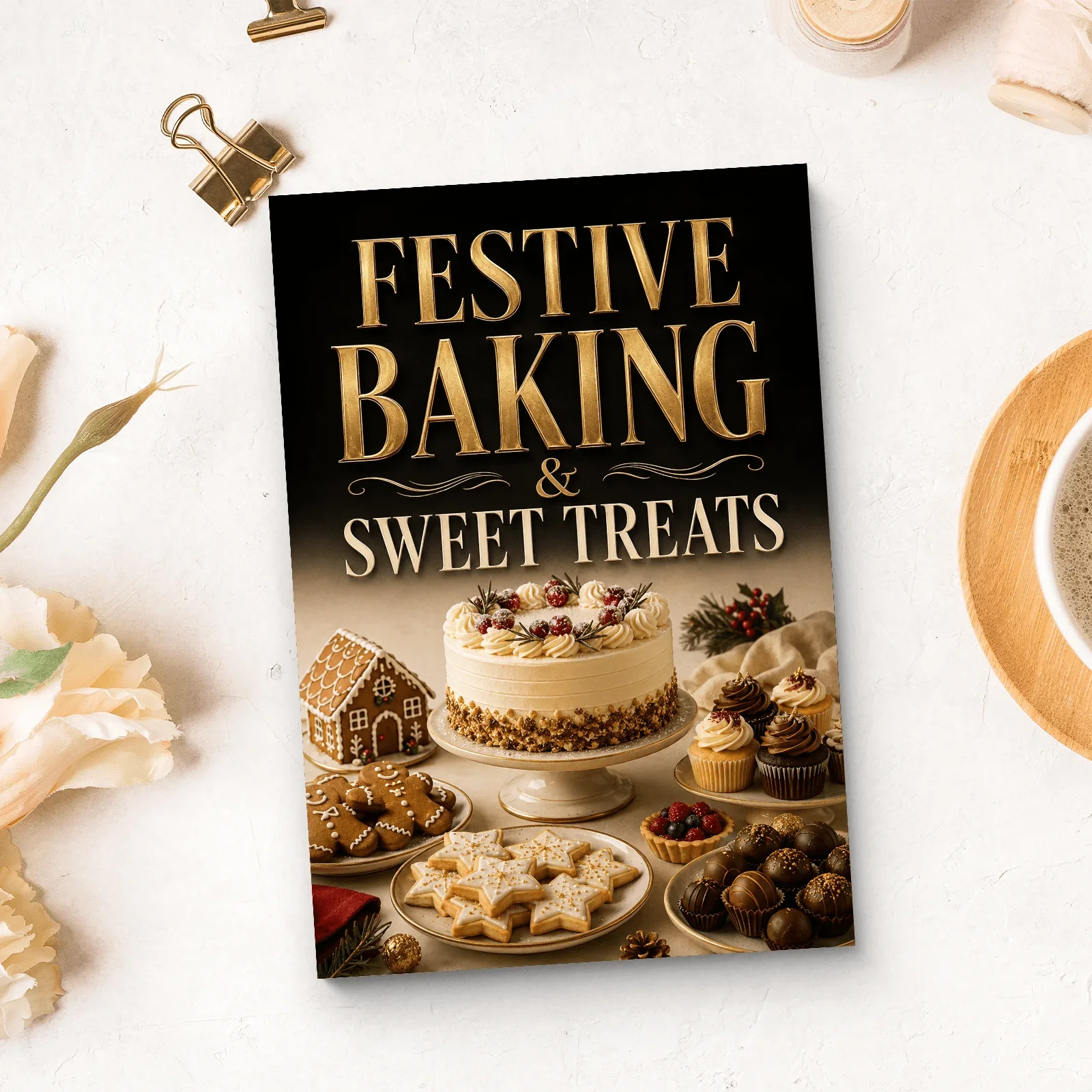 Festive Baking & Sweet Treats, Celebration Cakes, Cupcakes, Gingerbread, Cookies, Fruit Tarts and Chocolate Desserts