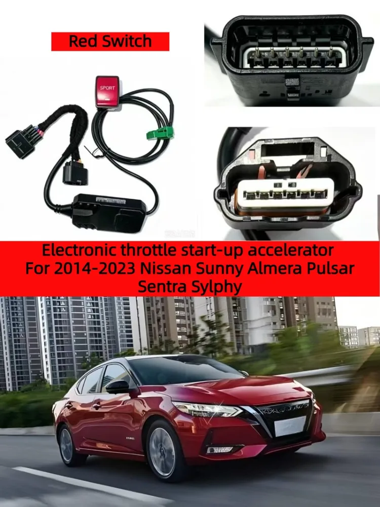 Electronic Throttle Controller Launch Acceleration Booster For 06–23 Nissan Sylphy; Resolves Acceleration lag When Starting.