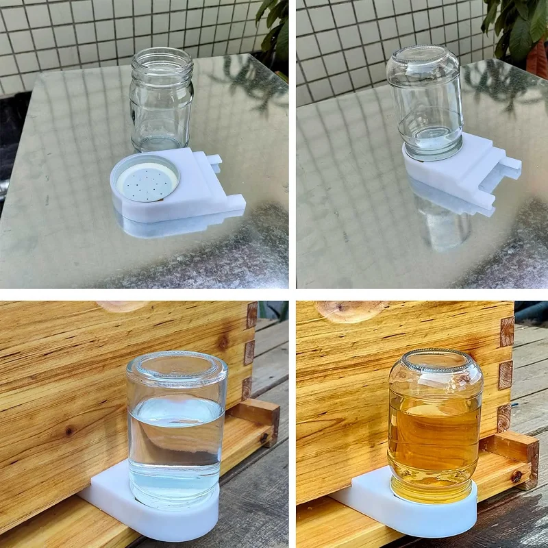 5Pcs Bee Feeder Drinking Water Beehive Entrance Feeder Water Bee Drinker Tools Honey Bee Drinking Water Beekeeper Equipment