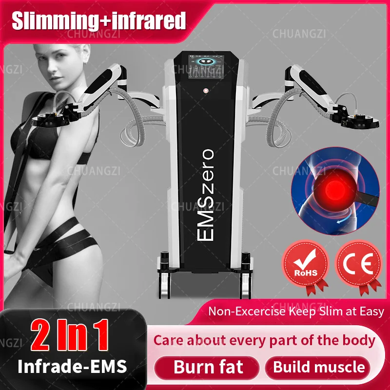 2-in-1 infrared EMZero slimming does not require exercise for weight loss, burns fat to enhance muscle tissue
