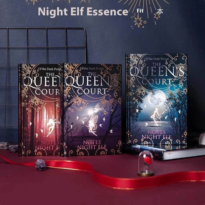 Retro castelo mágico cadernos metálico meninas diário bonito capa dura sketchbook crianças estudo bloco de notas presentes aniversário