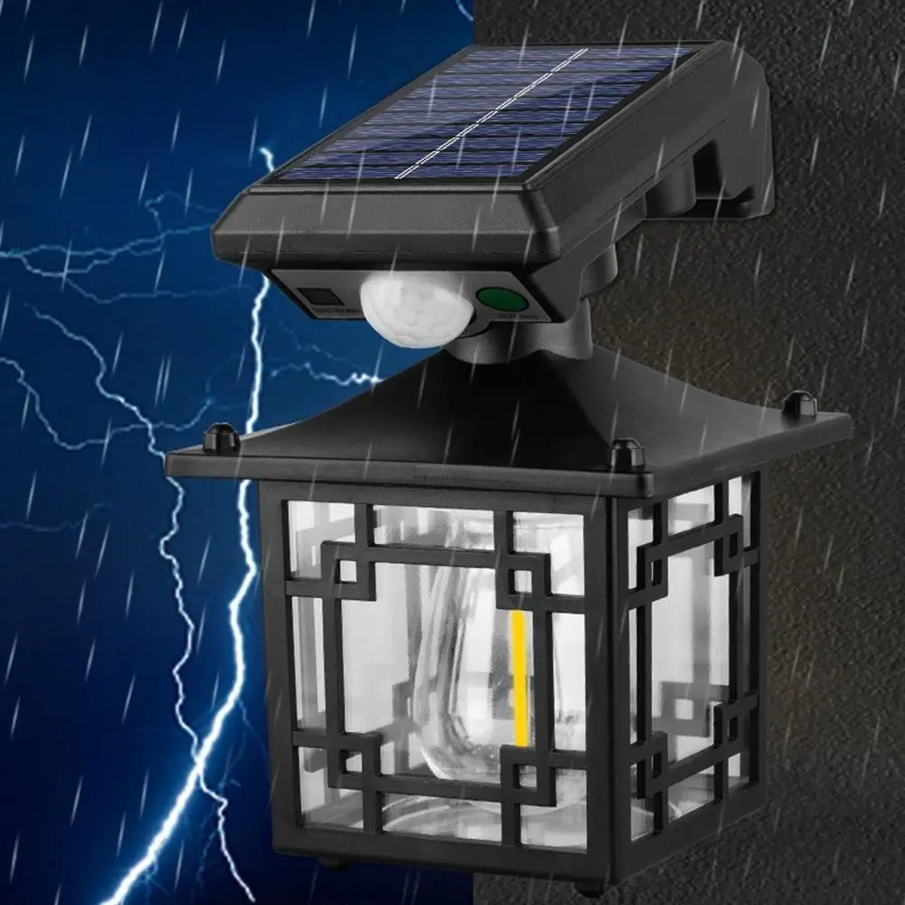 IP65 مقاوم للماء الحركة التعريفي الجدار مصباح التحكم عن بعد 3 أوضاع الإضاءة LED ضوء الشمس سهل التركيب السوبر مشرق