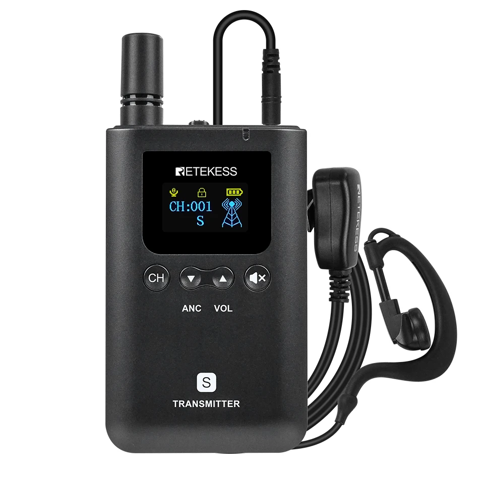 Retekess Tour Guide System TT129 Vollduplex-Kommunikationssystem, kabelloser Audio-Guide, drei Sendermikrofone für Tourismus-Meetings – Detail 29