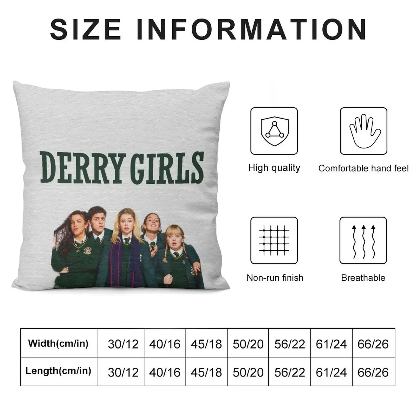 derry girls Throw Pillow autumn pillowcase Decorative pillowcase Christmas Cushion For Home pillow